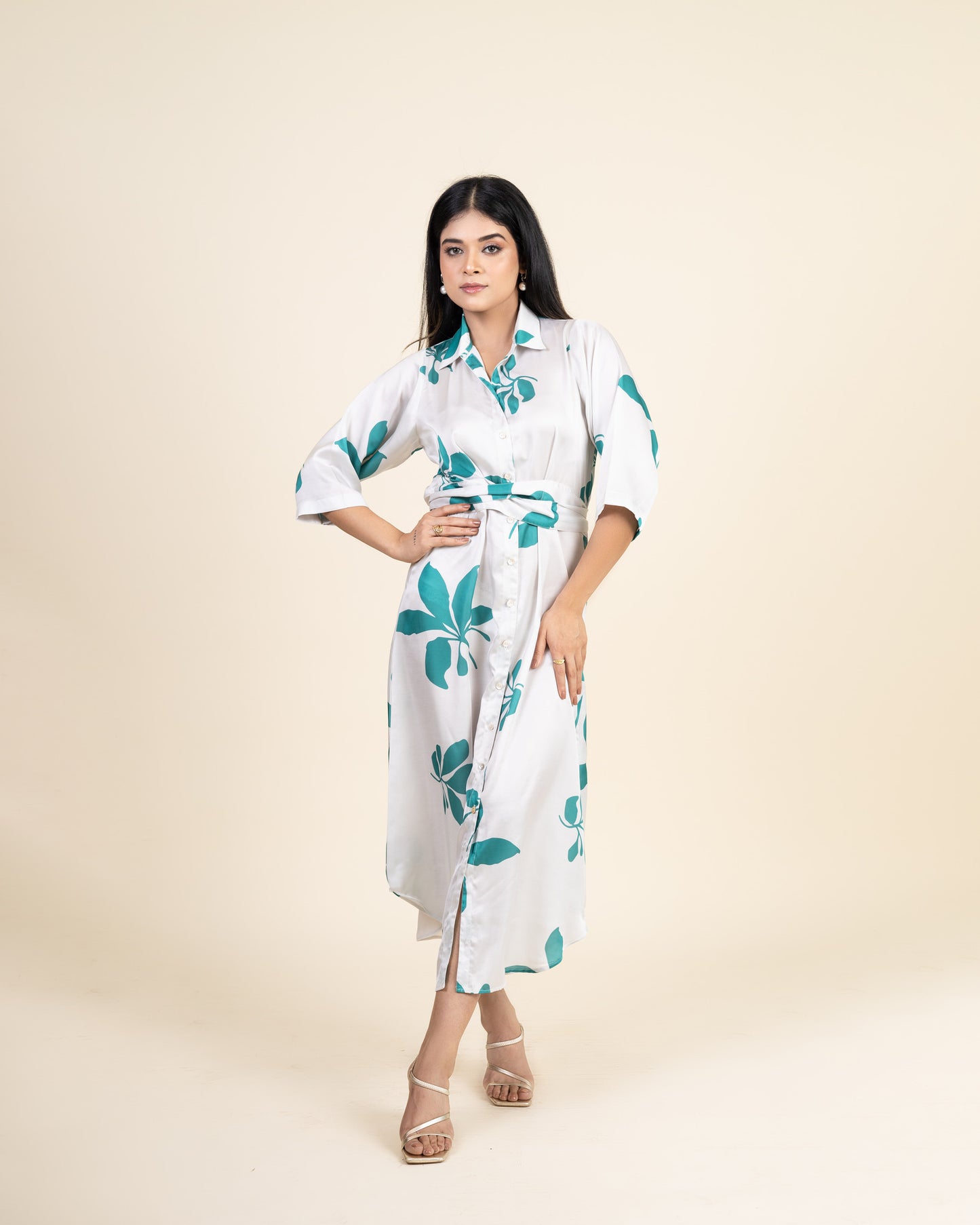 Simone Dress- Leaf