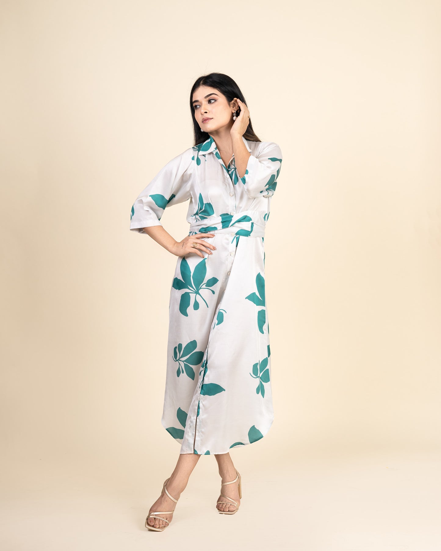 Simone Dress- Leaf