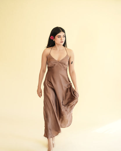 Sofia Dress- Chocolate