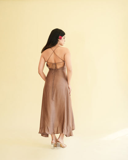 Sofia Dress- Chocolate