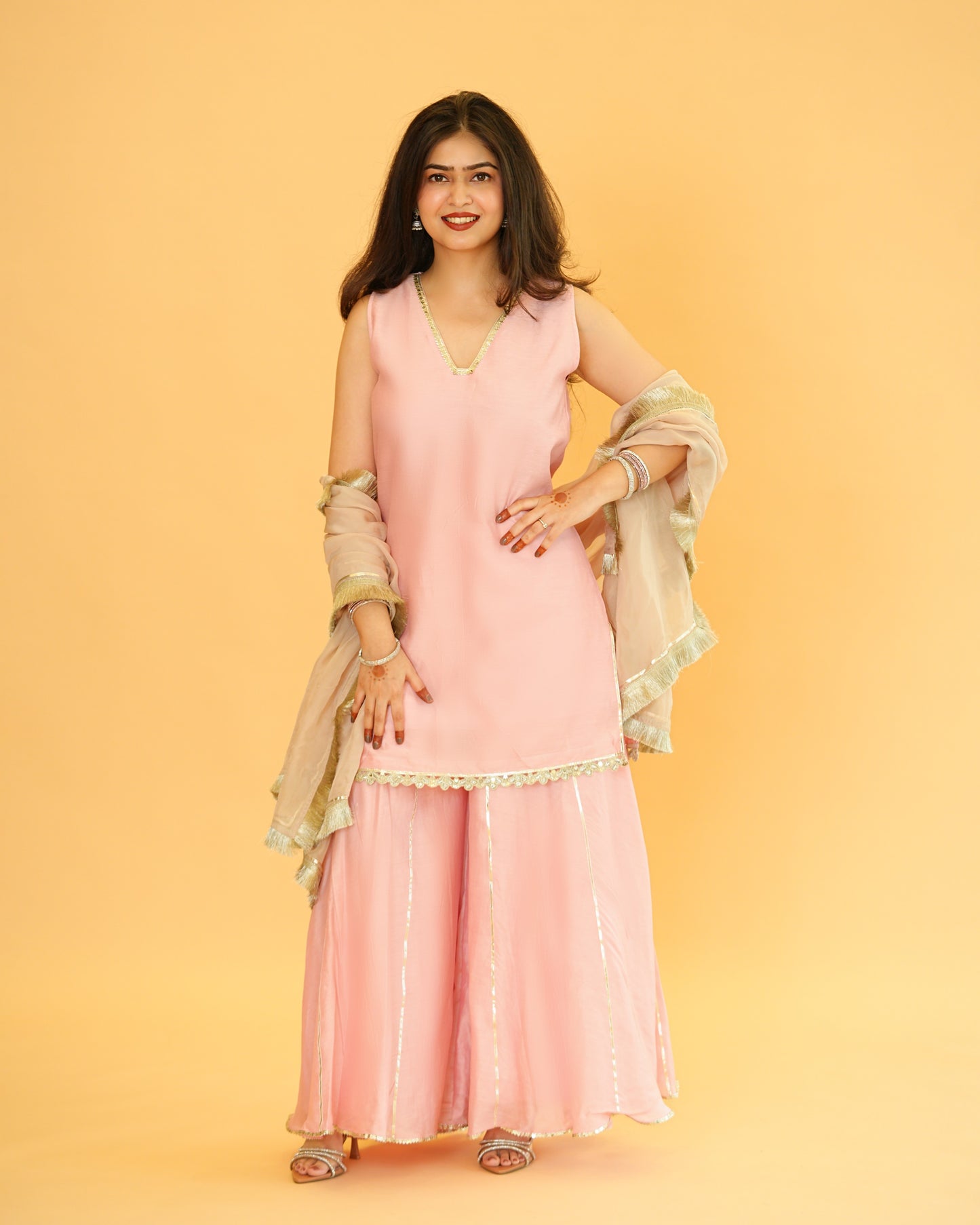 Chandni Set - Pink