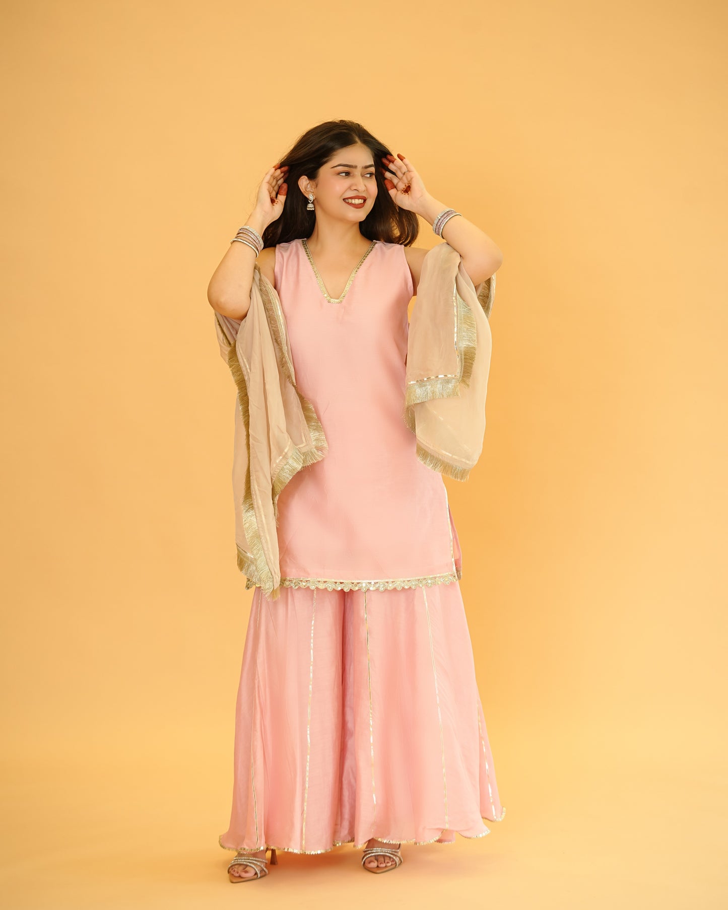 Chandni Set - Pink