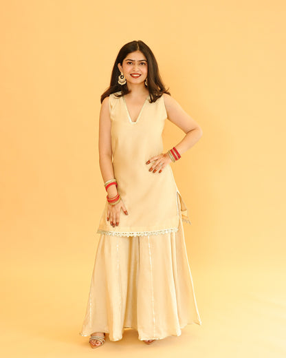 Chandni Set - Beige