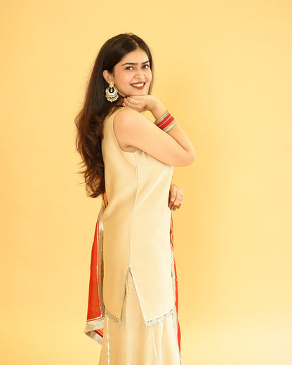 Chandni Set - Beige