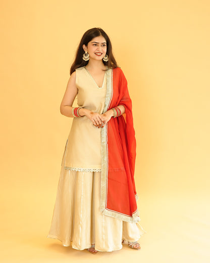 Chandni Set - Beige