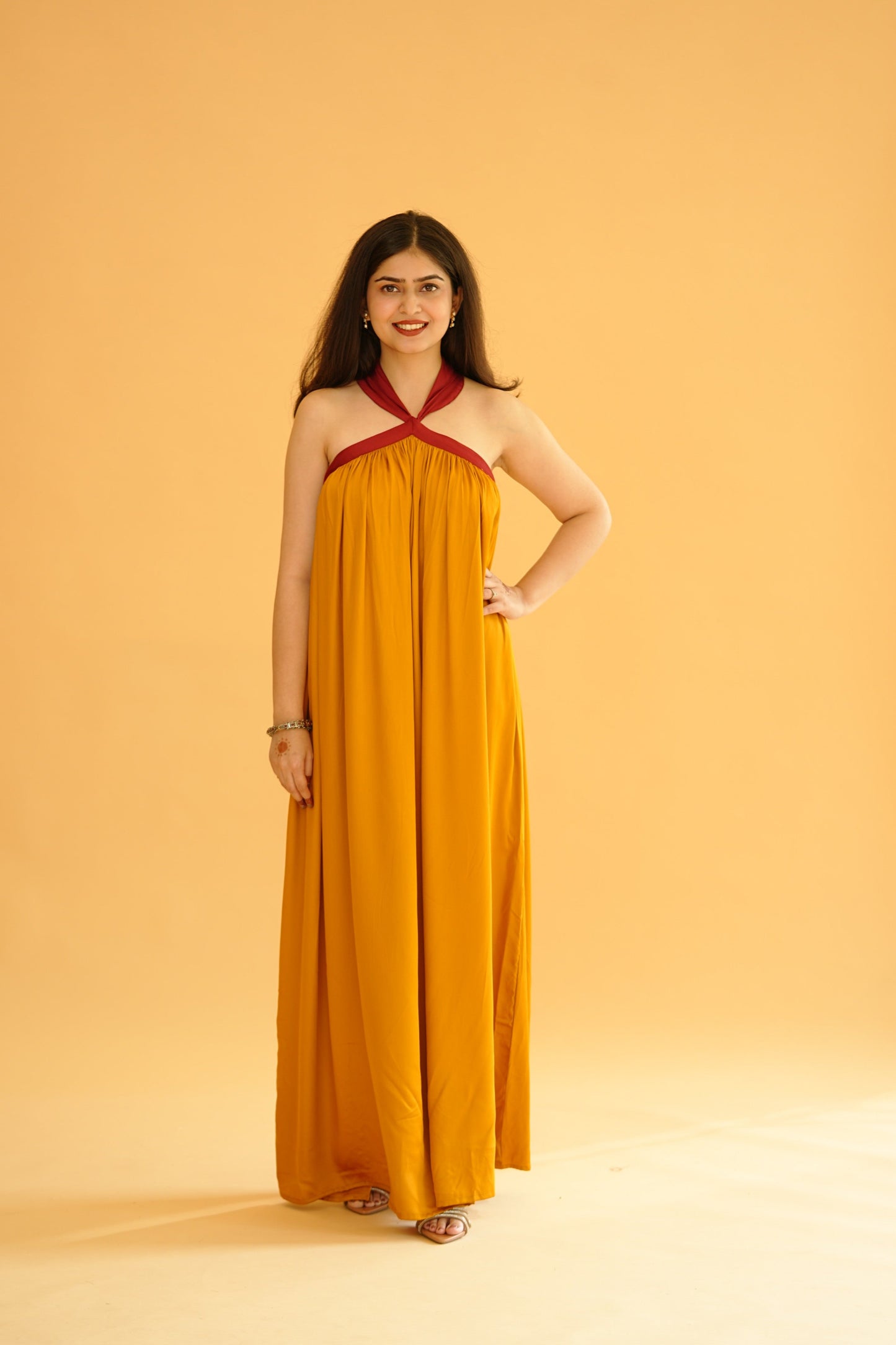 Cheri Dress - Mustard