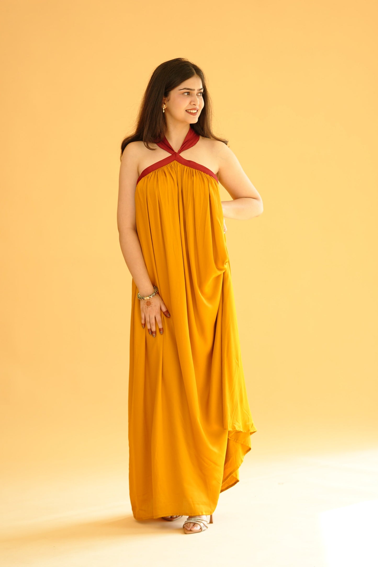 Cheri Dress - Mustard