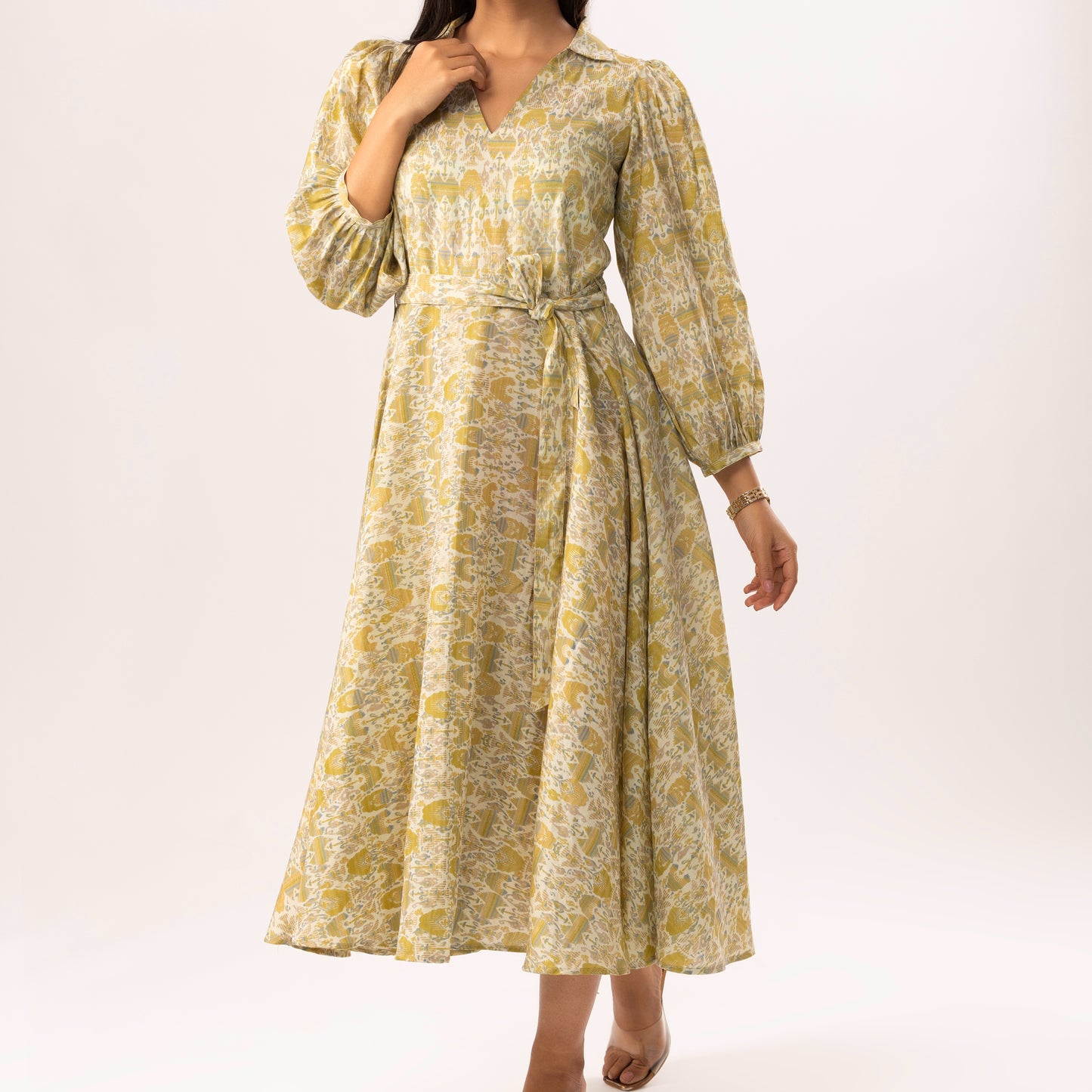 Selene Chanderi Dress